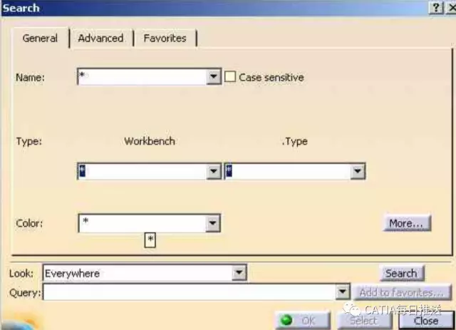 CATIA元素的选取方法的图4